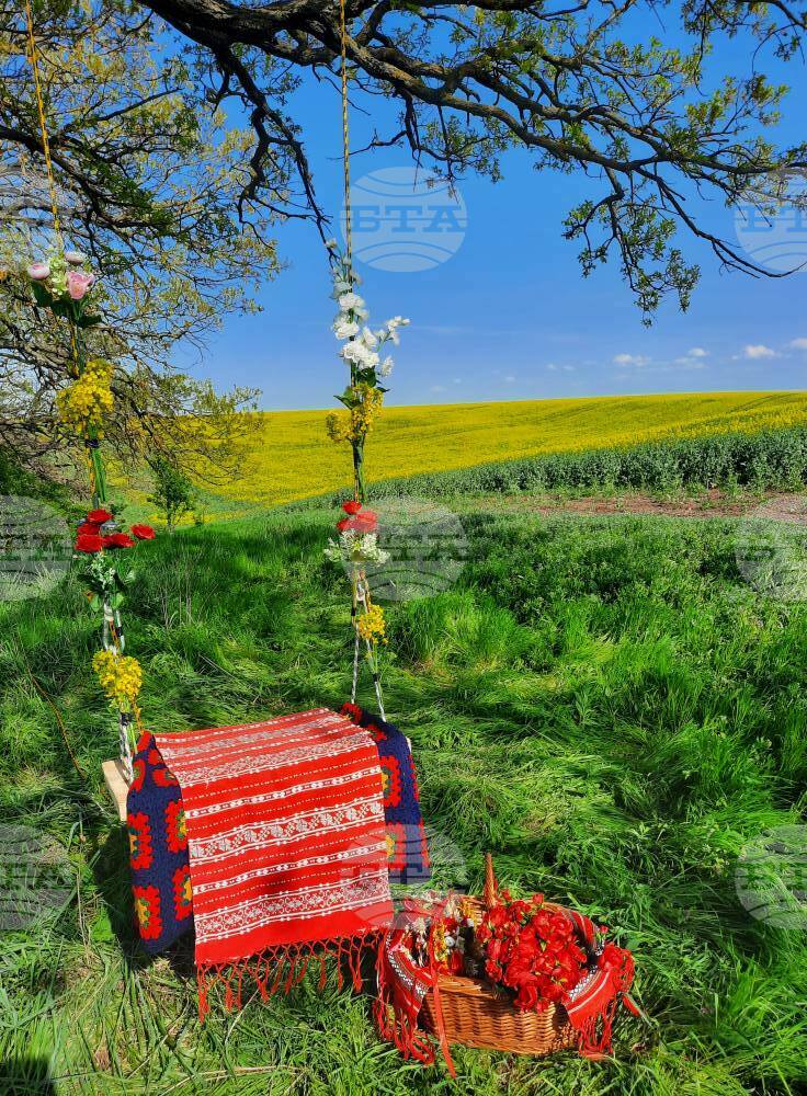 Българите от Извоареле пресъздадоха обичай, свързан с Гергьовден