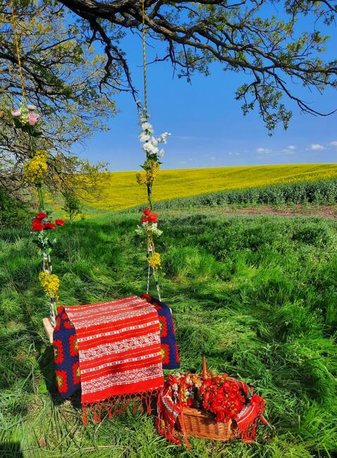 Българите от Извоареле пресъздадоха обичай, свързан с Гергьовден