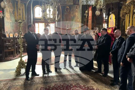 Гърция - Света гора - Зографски манастир - българска делегация - свети Георги - чудотворни икони