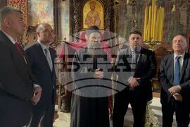 Гърция - Света гора - Зографски манастир - българска делегация - свети Георги - чудотворни икони