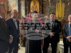 Гърция - Света гора - Зографски манастир - българска делегация - свети Георги - чудотворни икони