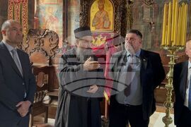 Гърция - Света гора - Зографски манастир - българска делегация - свети Георги - чудотворни икони