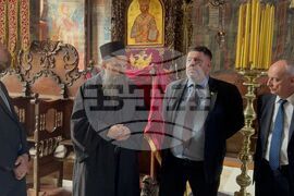 Гърция - Света гора - Зографски манастир - българска делегация - свети Георги - чудотворни икони