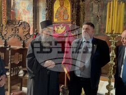 Гърция - Света гора - Зографски манастир - българска делегация - свети Георги - чудотворни икони