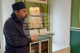 Гърция - Света гора - Зографски манастир - българска делегация - библиотека - посещение