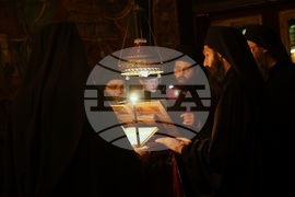 Гърция - Света гора - Зографски манастир - българска делегация - нощно бдение