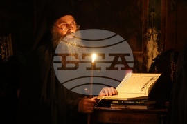 Гърция - Света гора - Зографски манастир - българска делегация - нощно бдение