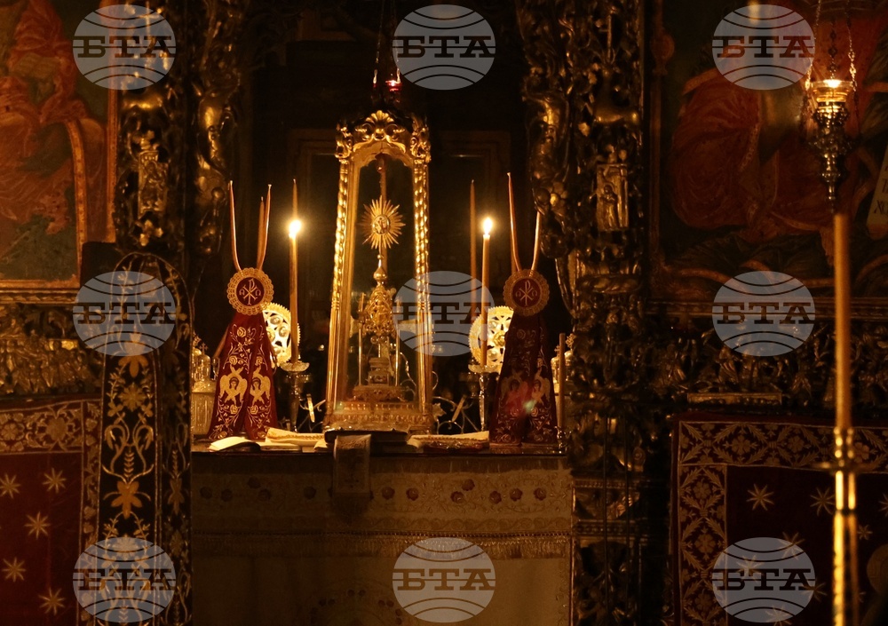 Гърция - Света гора - Зографски манастир - българска делегация - нощно бдение