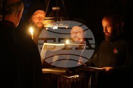 Гърция - Света гора - Зографски манастир - българска делегация - нощно бдение