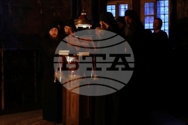 Гърция - Света гора - Зографски манастир - българска делегация - нощно бдение