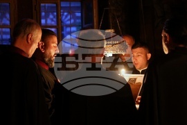 Гърция - Света гора - Зографски манастир - българска делегация - нощно бдение