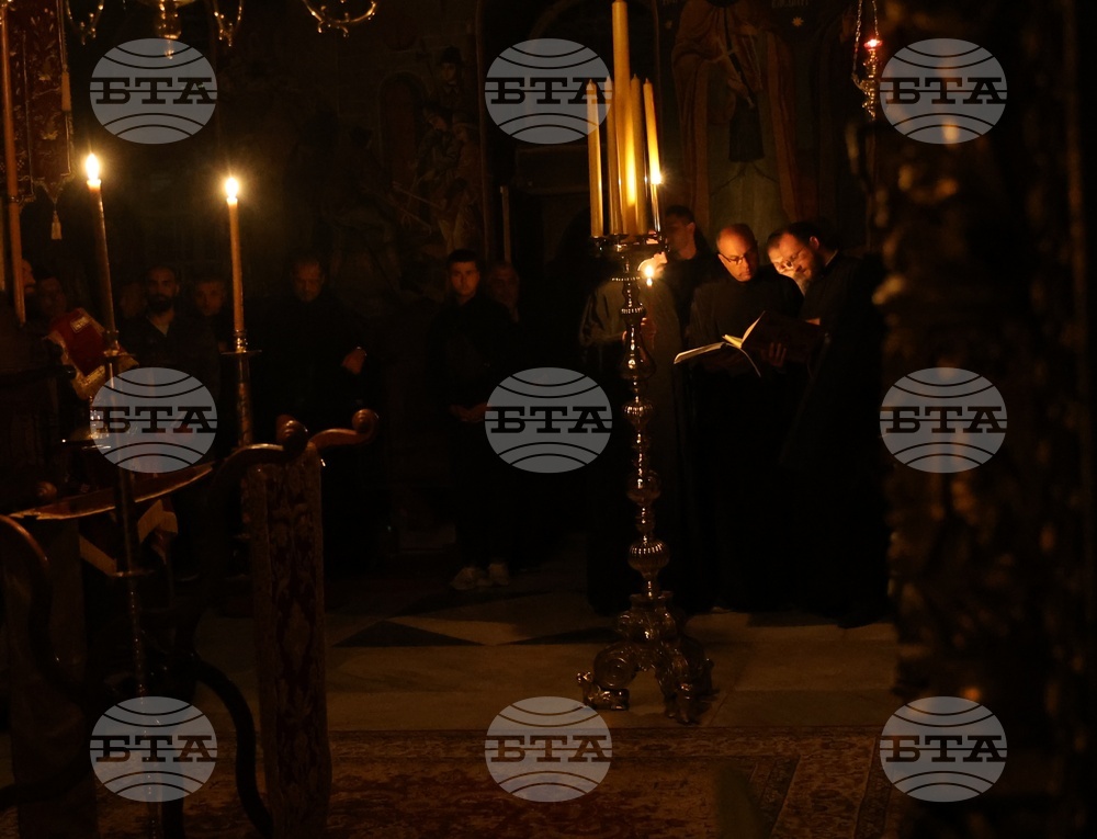 Гърция - Света гора - Зографски манастир - българска делегация - нощно бдение