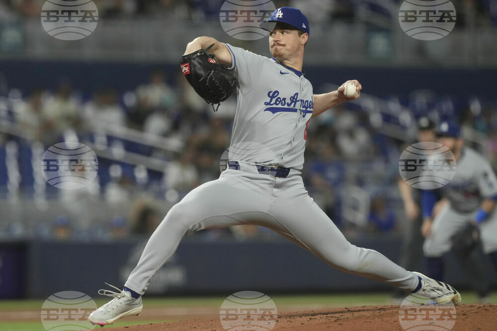Dodgers Marlins Baseball