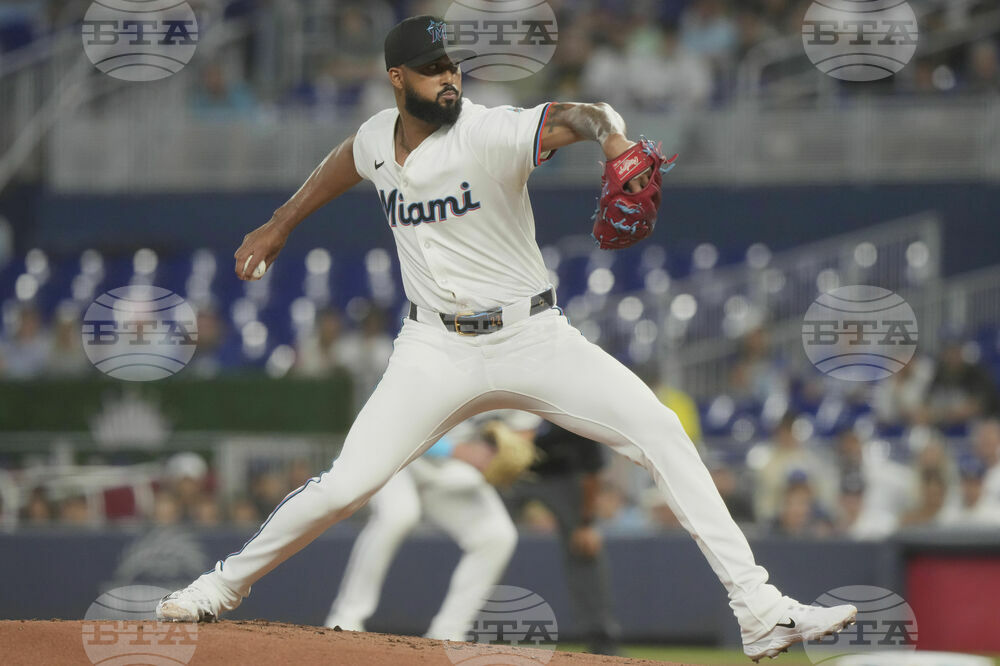 Dodgers Marlins Baseball
