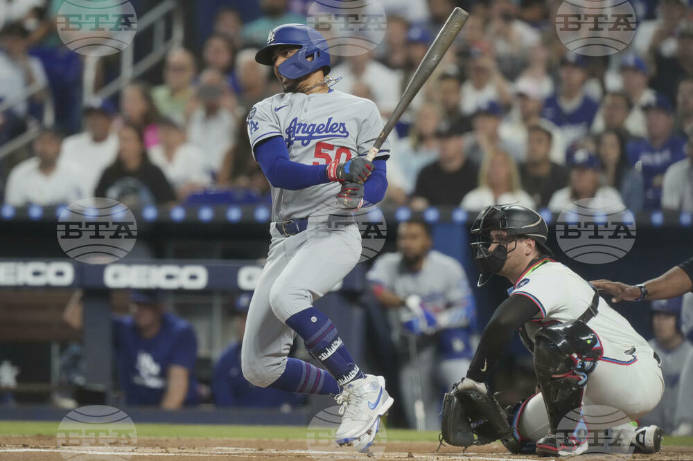 Dodgers Marlins Baseball