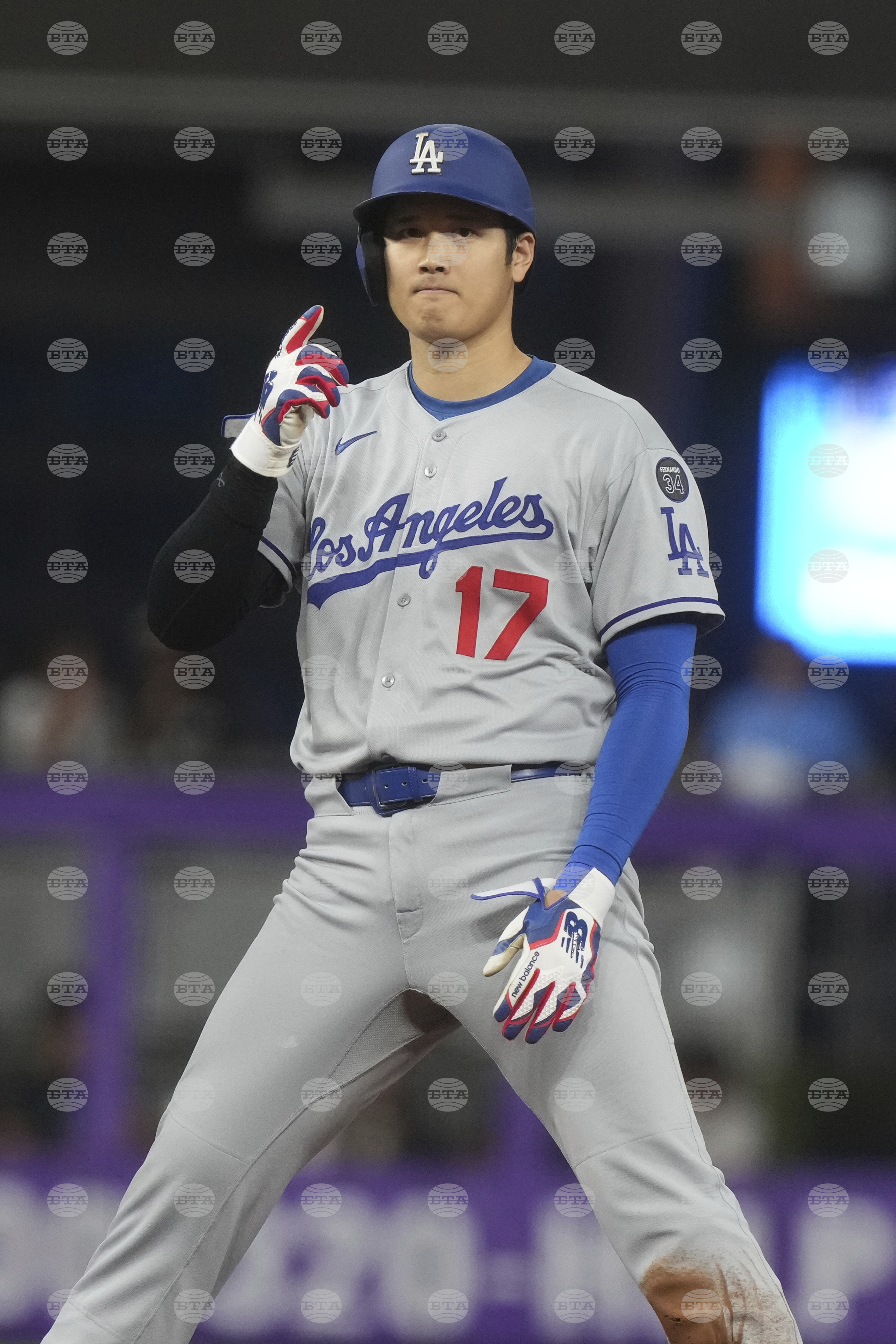 Dodgers Marlins Baseball