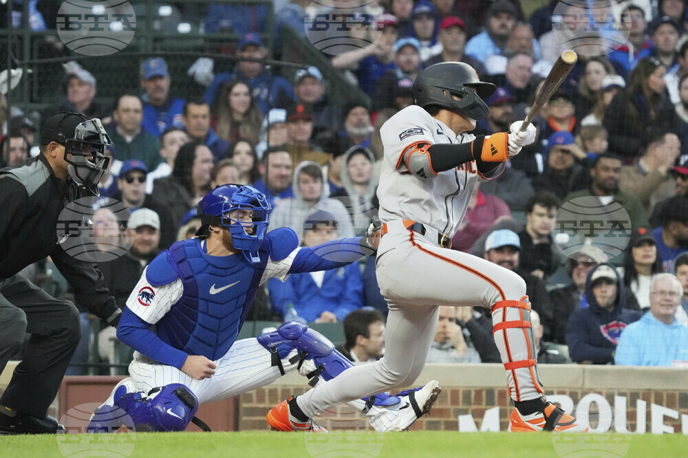 Giants Cubs Baseball