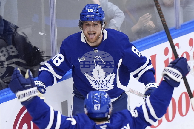 Шведският нападател Вилям Ниландер отбеляза два гола и направи една асистенция, а Торонто удържа победата срещу гостуващия Флорида в НХЛ