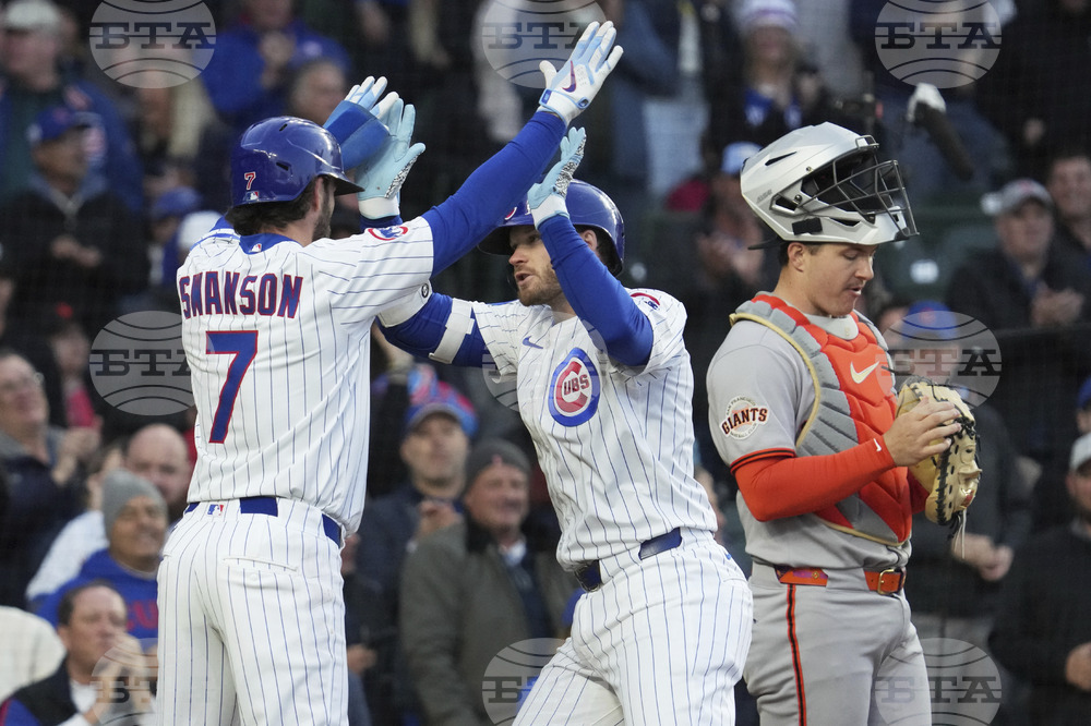 Giants Cubs Baseball