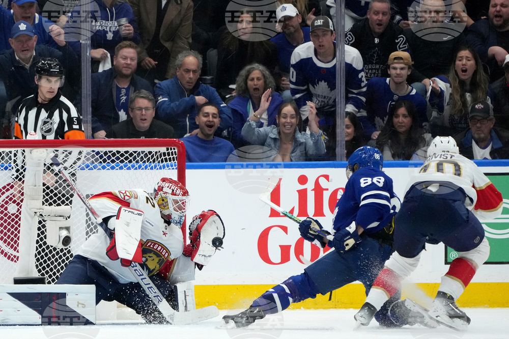 APTOPIX Panthers Maple Leafs Hockey