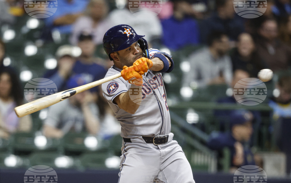 Astros Brewers Baseball