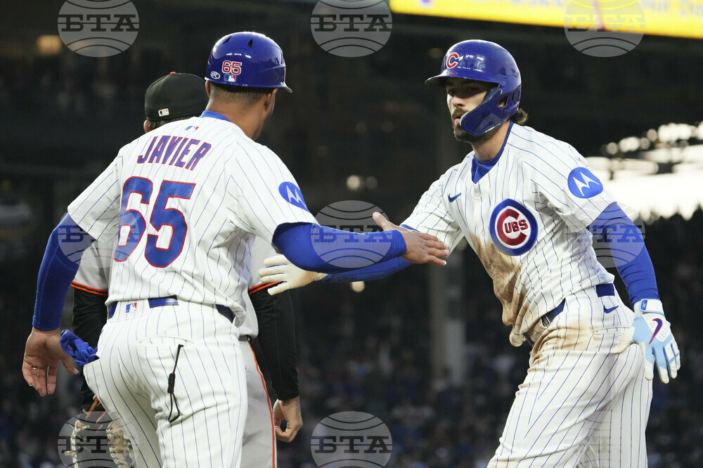 Giants Cubs Baseball