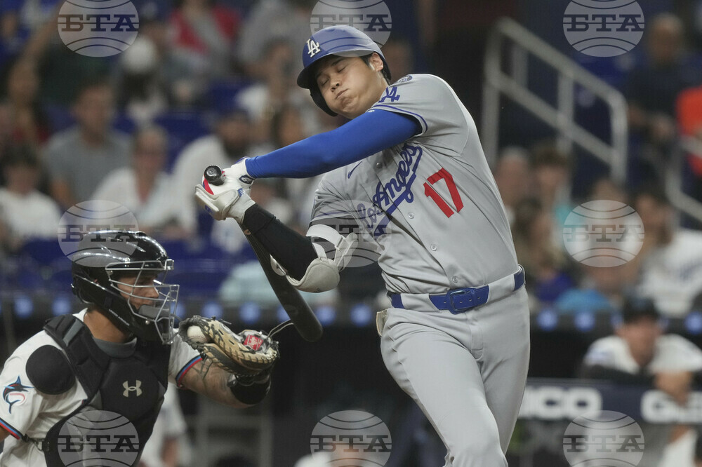 Dodgers Marlins Baseball