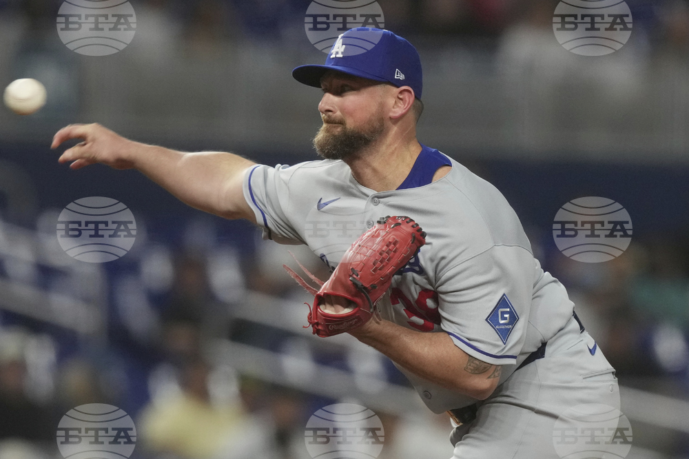 Dodgers Marlins Baseball