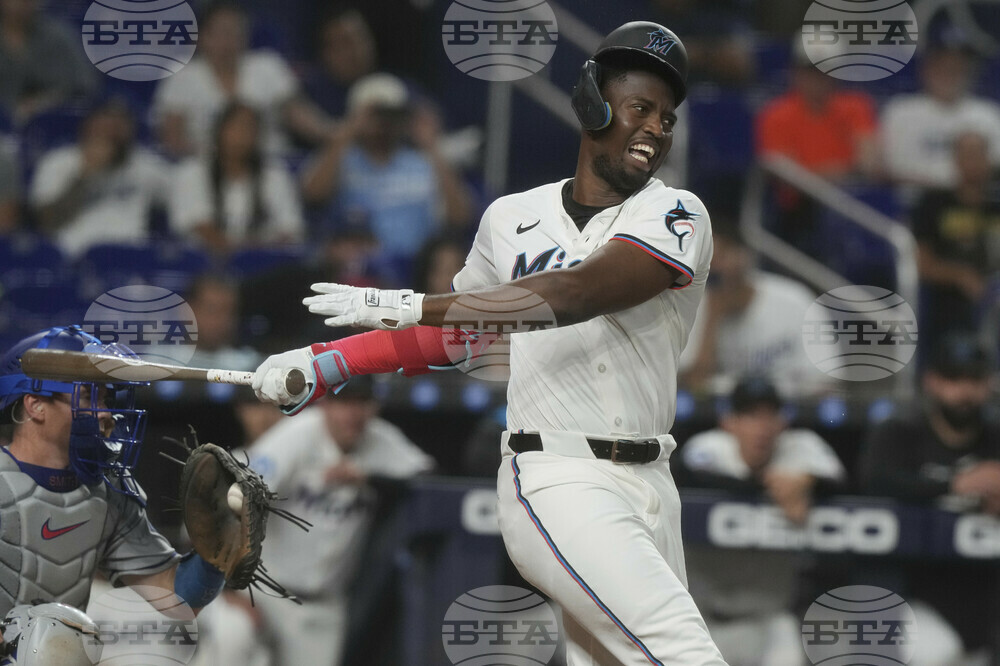 Dodgers Marlins Baseball
