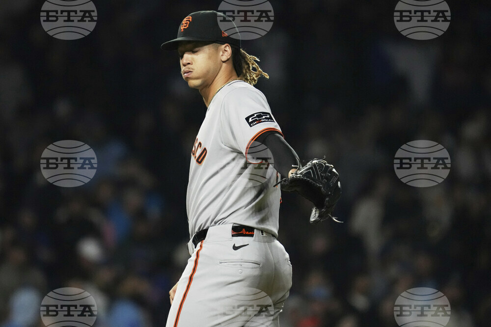 Giants Cubs Baseball