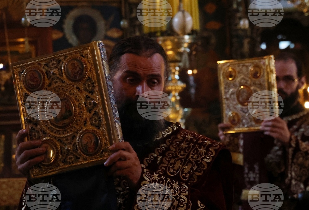 Гърция - Света гора - Зографски манастир - светата литургия