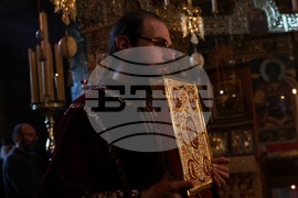 Гърция - Света гора - Зографски манастир - светата литургия