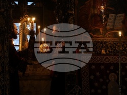 Гърция - Света гора - Зографски манастир - светата литургия