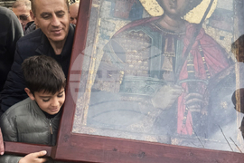 Гърция - Света гора - Зографски манастир - литийно шествие