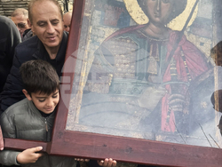 Гърция - Света гора - Зографски манастир - литийно шествие