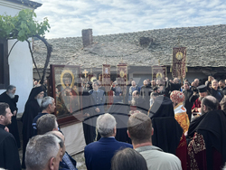 Гърция - Света гора - Зографски манастир - литийно шествие