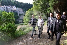 Гърция - Света гора - Зографски манастир - литийно шествие