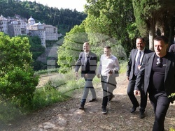 Гърция - Света гора - Зографски манастир - литийно шествие