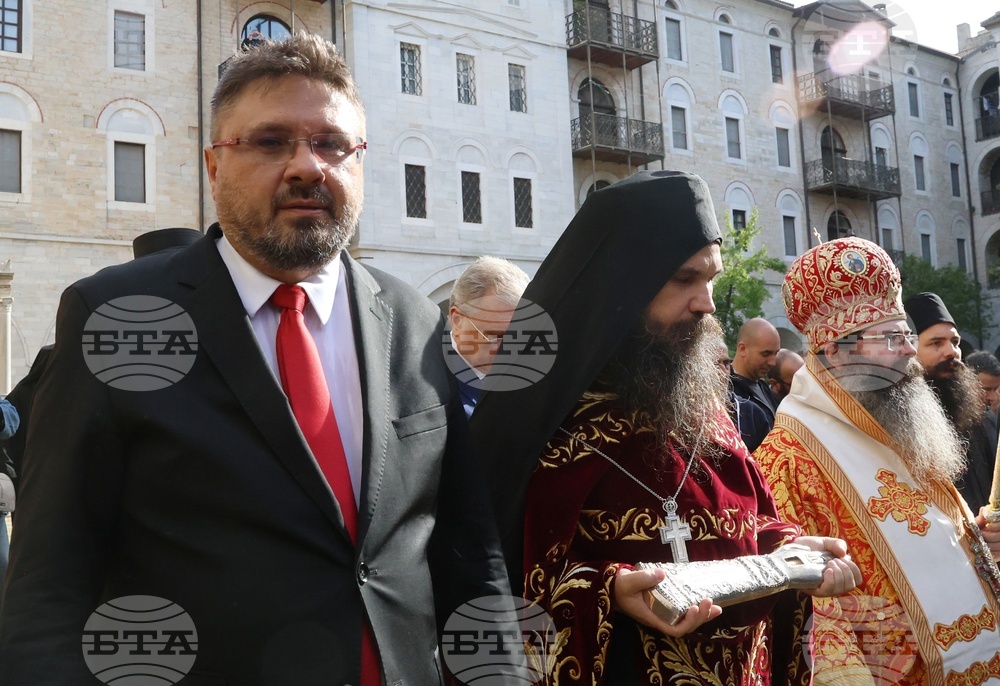 Гърция - Света гора - Зографски манастир - литийно шествие