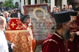 Гърция - Света гора - Зографски манастир - литийно шествие