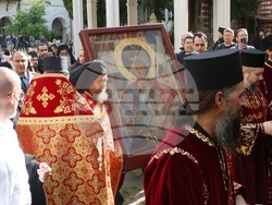 Гърция - Света гора - Зографски манастир - литийно шествие