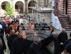 Гърция - Света гора - Зографски манастир - литийно шествие