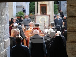 Гърция - Света гора - Зографски манастир - литийно шествие