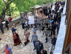 Гърция - Света гора - Зографски манастир - литийно шествие