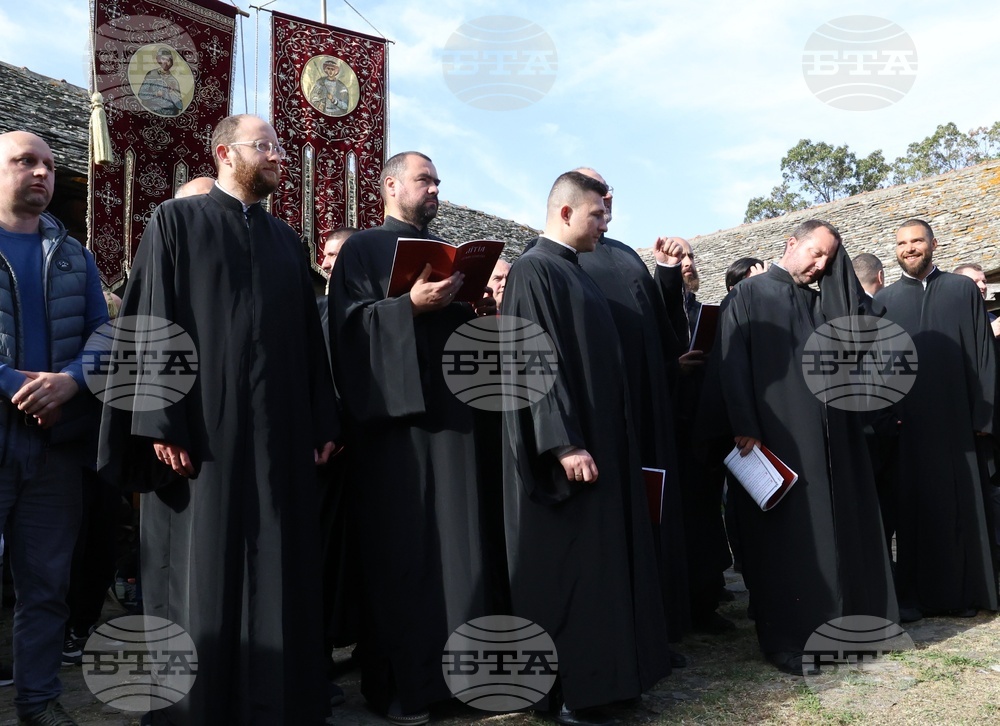 Гърция - Света гора - Зографски манастир - литийно шествие