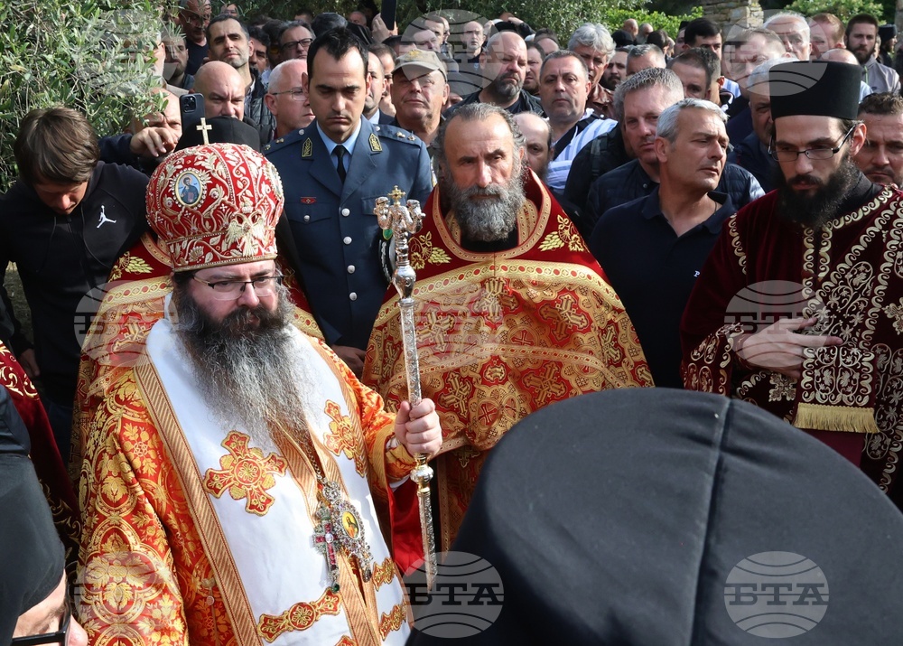 Гърция - Света гора - Зографски манастир - литийно шествие