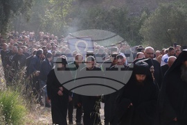 Гърция - Света гора - Зографски манастир - литийно шествие