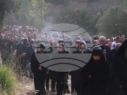 Гърция - Света гора - Зографски манастир - литийно шествие