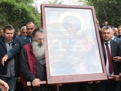 Гърция - Света гора - Зографски манастир - литийно шествие