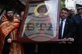 Гърция - Света гора - Зографски манастир - литийно шествие